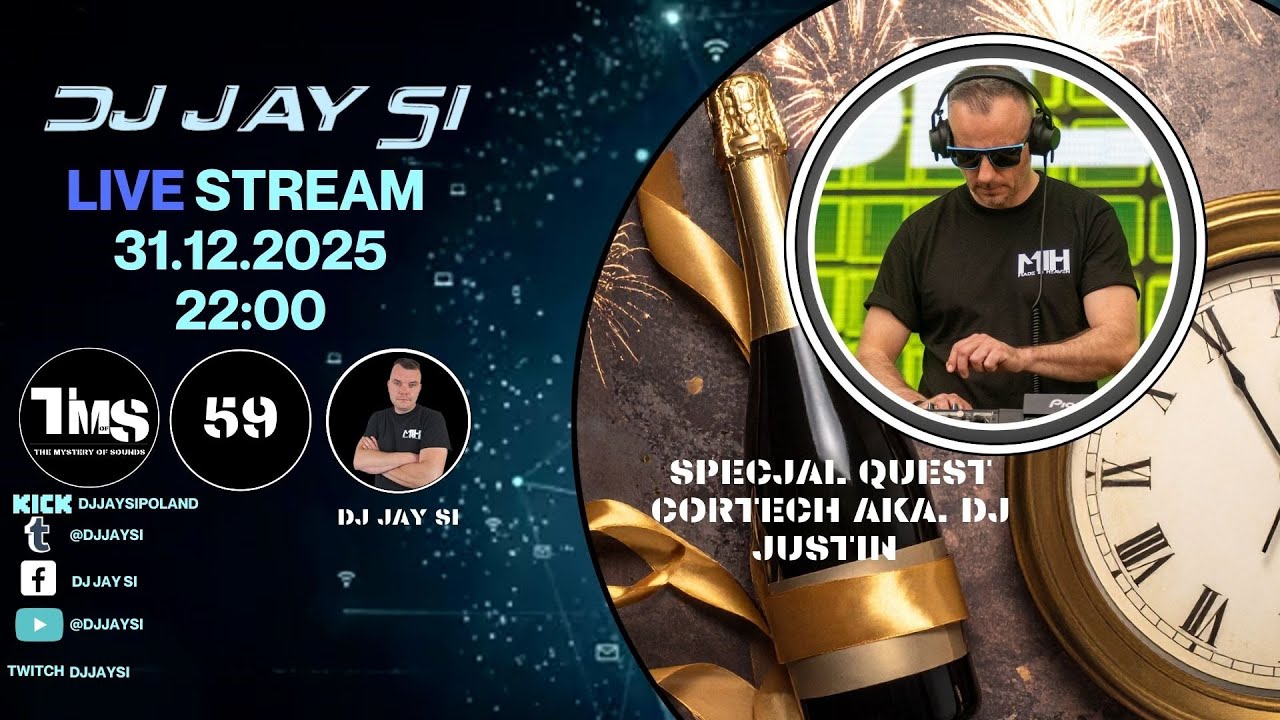 31.12.25 TMOS – THE MYSTERY OF SOUNDS vol. 59 | SYLWESTER LIVE 🎆🎧 mixed live 🎼