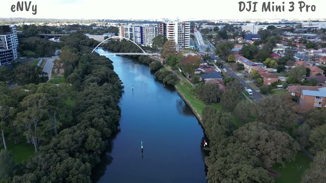 First Drone video @ Parramatta River