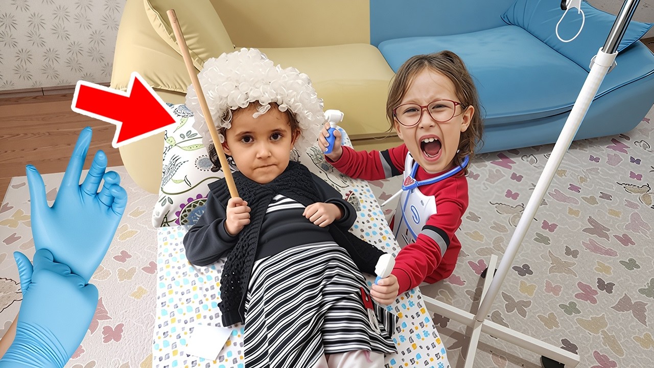 BAHAR DOKTOR OLDU HASTA YAŞLI HUYSUZ TEYZE GELDİ !!