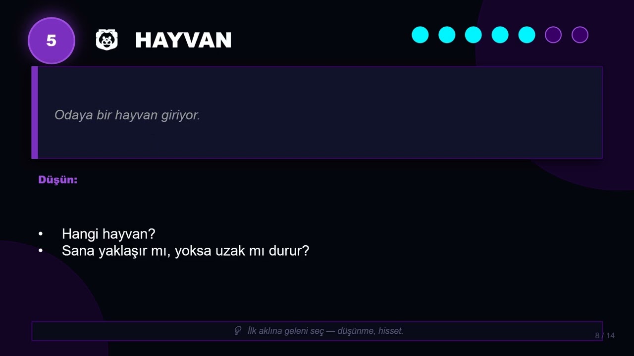 Sadece 7 Soruda Bilinçaltını Ortaya Çıkaran Test