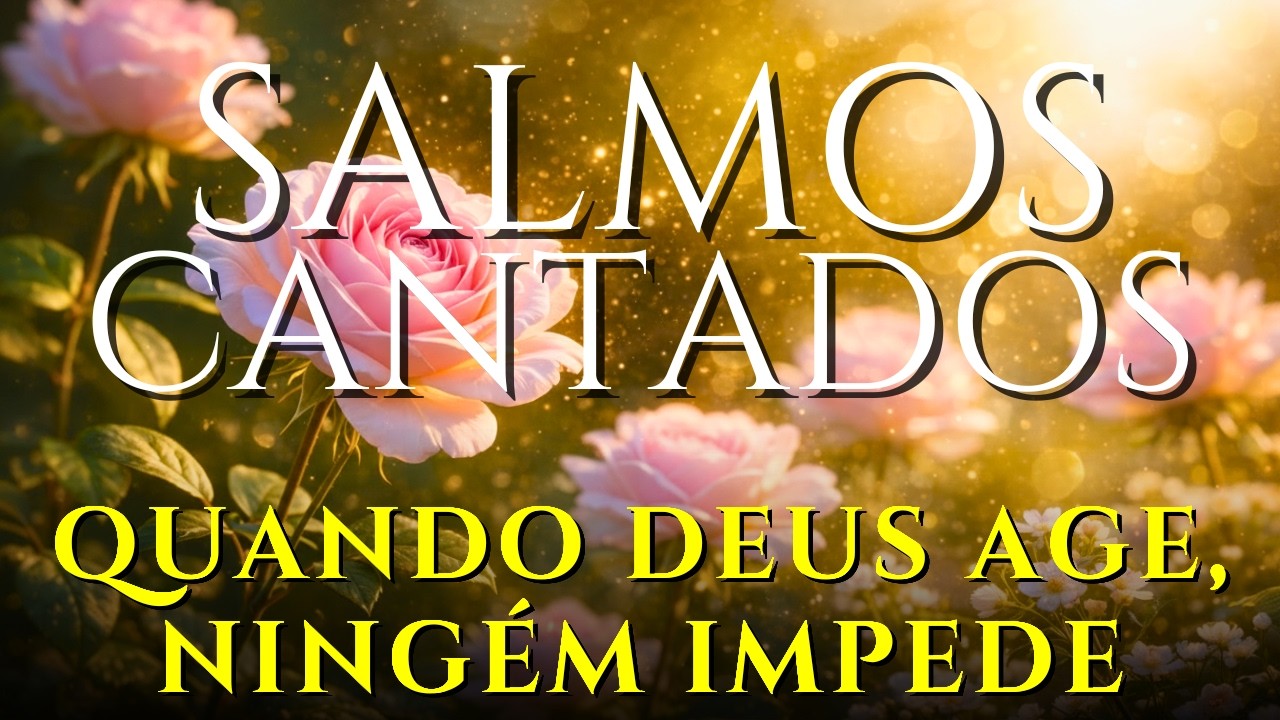 🎵1 Hora de Salmos Cantados Para a ALMA Cansada | Descanse no SENHOR HOJE e Receba Paz no seu CORAÇÃO