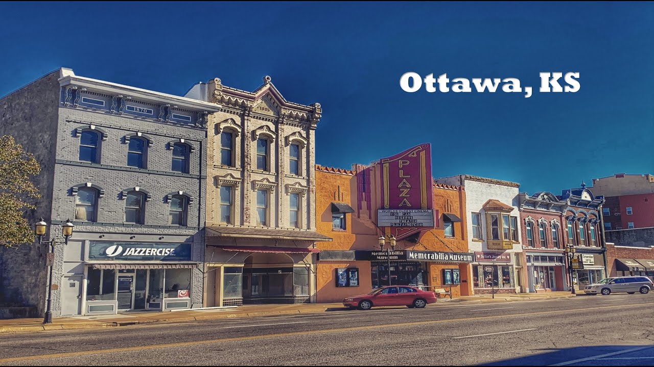 Ottawa, KS: Wandering Walks of Wonder Slow TV Walking Tour 4K