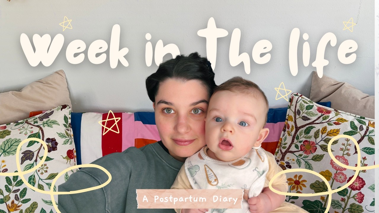 vlog | 4 months postpartum, loads of lattes, sewing a pillow cushion, and Etsy shop updates!