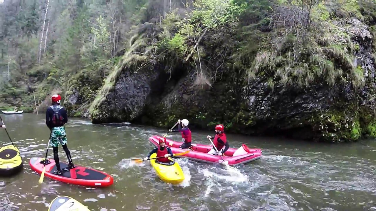 First Descent on SUP : Prielom Hornadu canyon with E.T.
