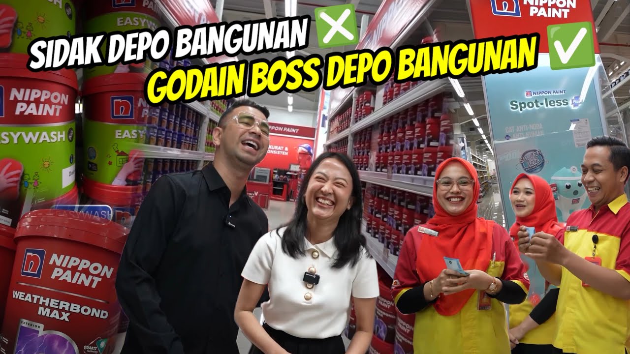 Aa RAFFI SIDAK DEPO BANGUNAN TERLENGKAP DI SURABAYA PENUH DENGAN NIPPON PAINT