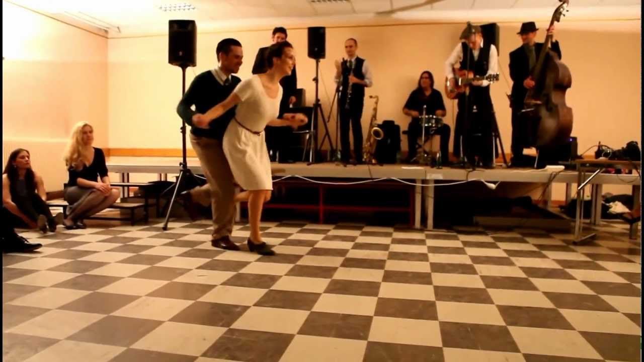 Paris Swingjammerz - Tatiana Udry & JB Mino social dancing demo