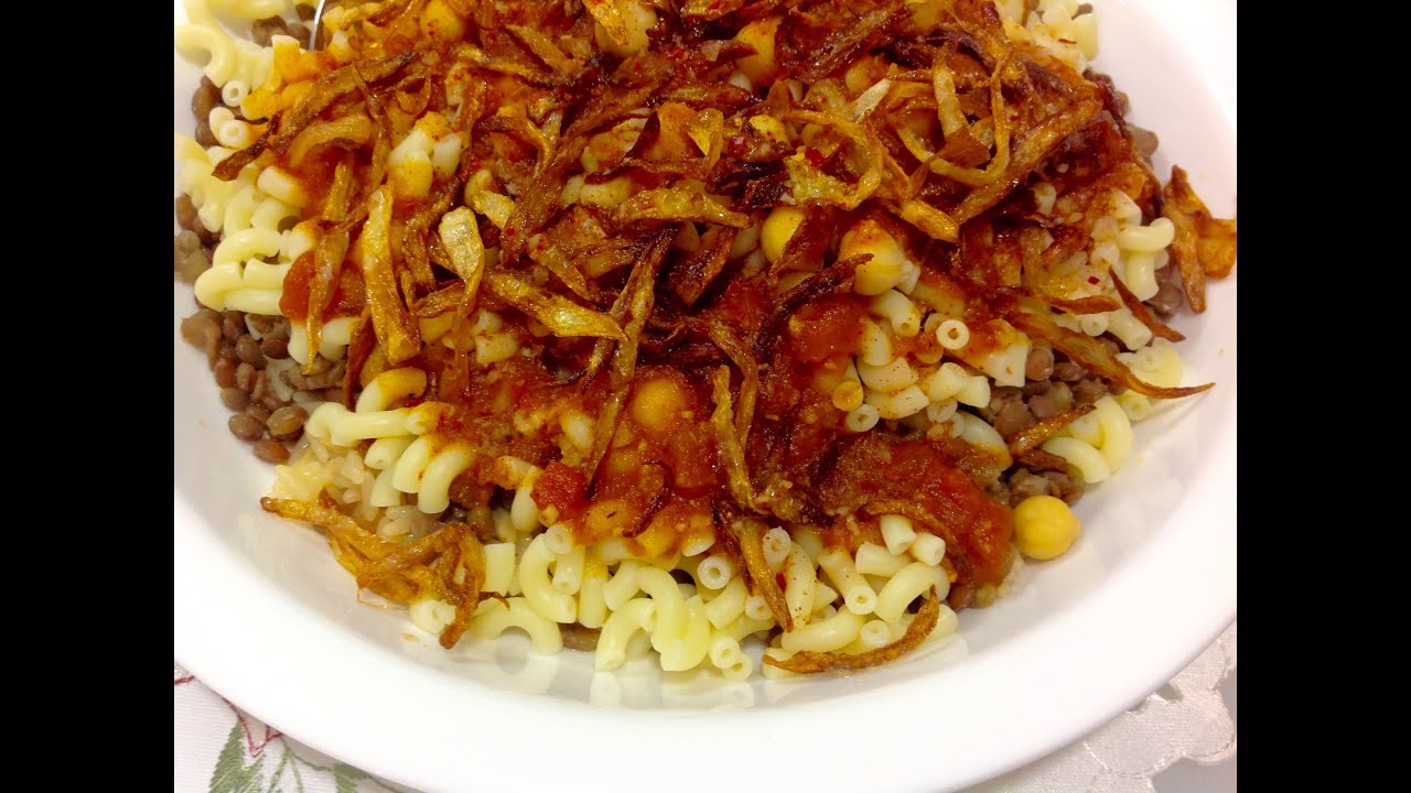 Egyptian Lentil-Rice & Pasta (Koshari)