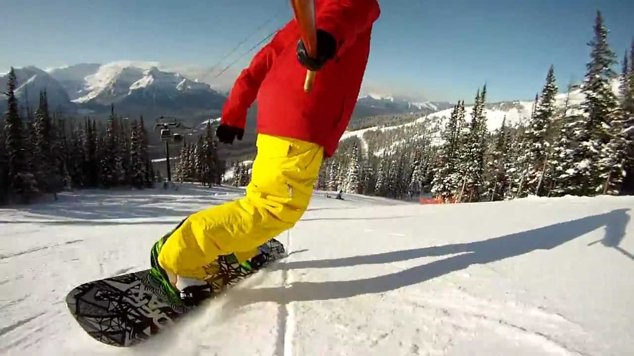 Snowboarding Lake Louise - Gondola Lap