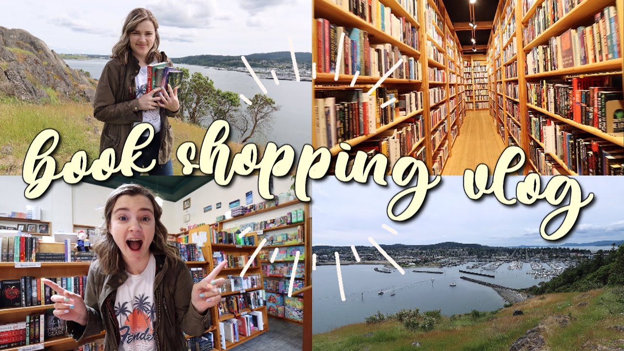 Book Shopping vlog in Anacortes 🌊📚✨ [with my mom and vista plus review]
