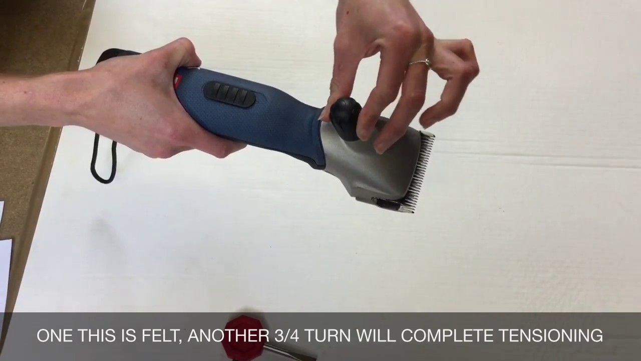 How to tension and replace the Heiniger Xplorer blades