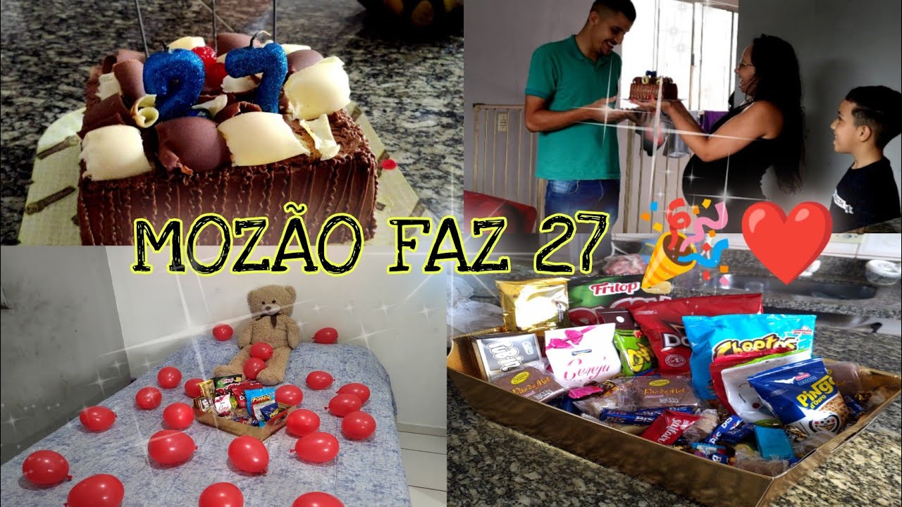 FIZ UMA SURPRESA DE ANIVERSÁRIO PRO MOZÃO ❤️🥳