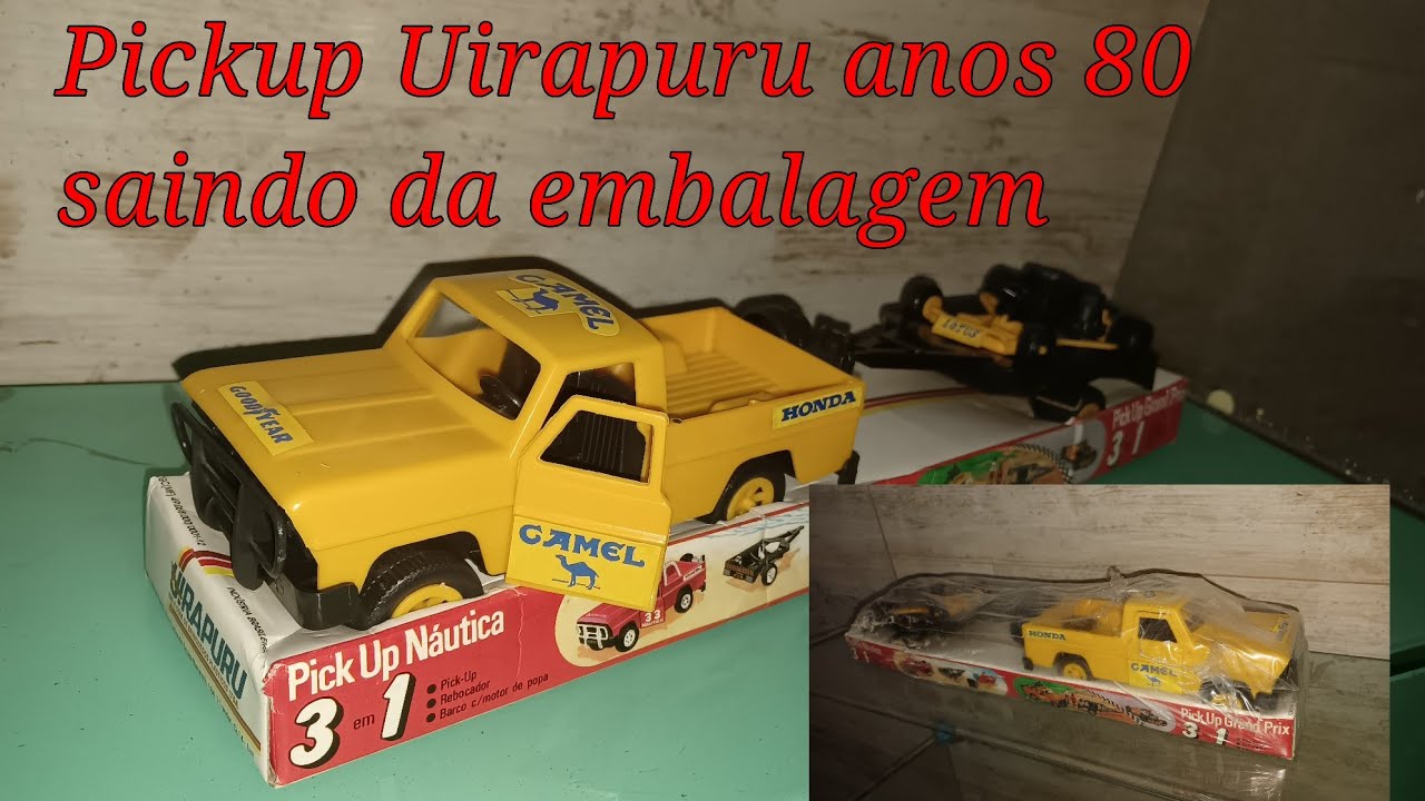 Tirei da embalagem depois de mais de 30 anos um carrinho antigo da Uirapuru anos 80!
