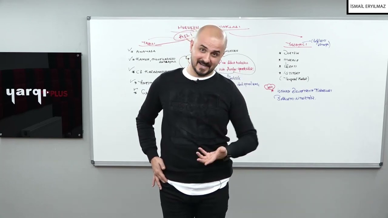4) HUKUKUN KAYNAKLARI VE NORMLAR HİYERARŞİSİ - İSMAİL ERYILMAZ