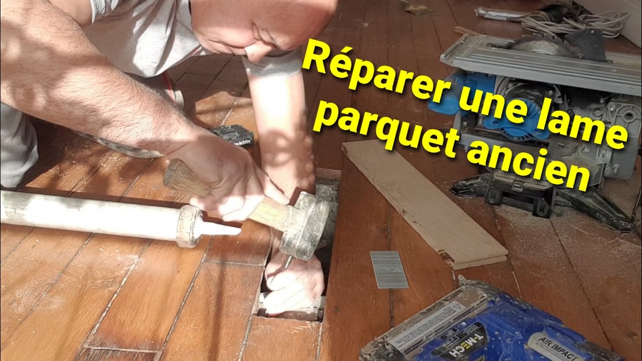 Comment remplacer une lame de parquet massif sur lambourde ?