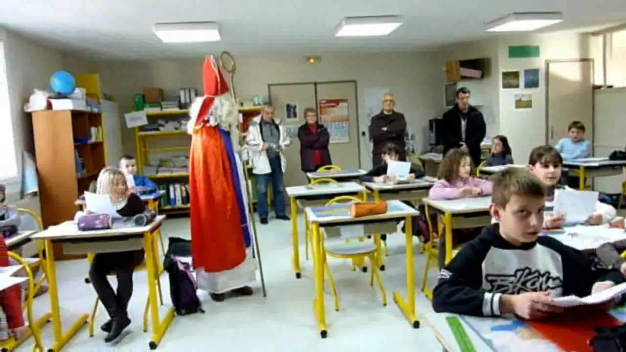 Saint Nicolas à l'école de Combles en Barrois