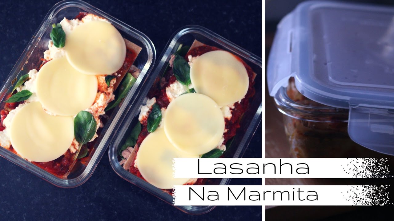 Marmitas Saudáveis: Lasanha Na Marmita Saudável E Rápida | Meal Prep Lasagna