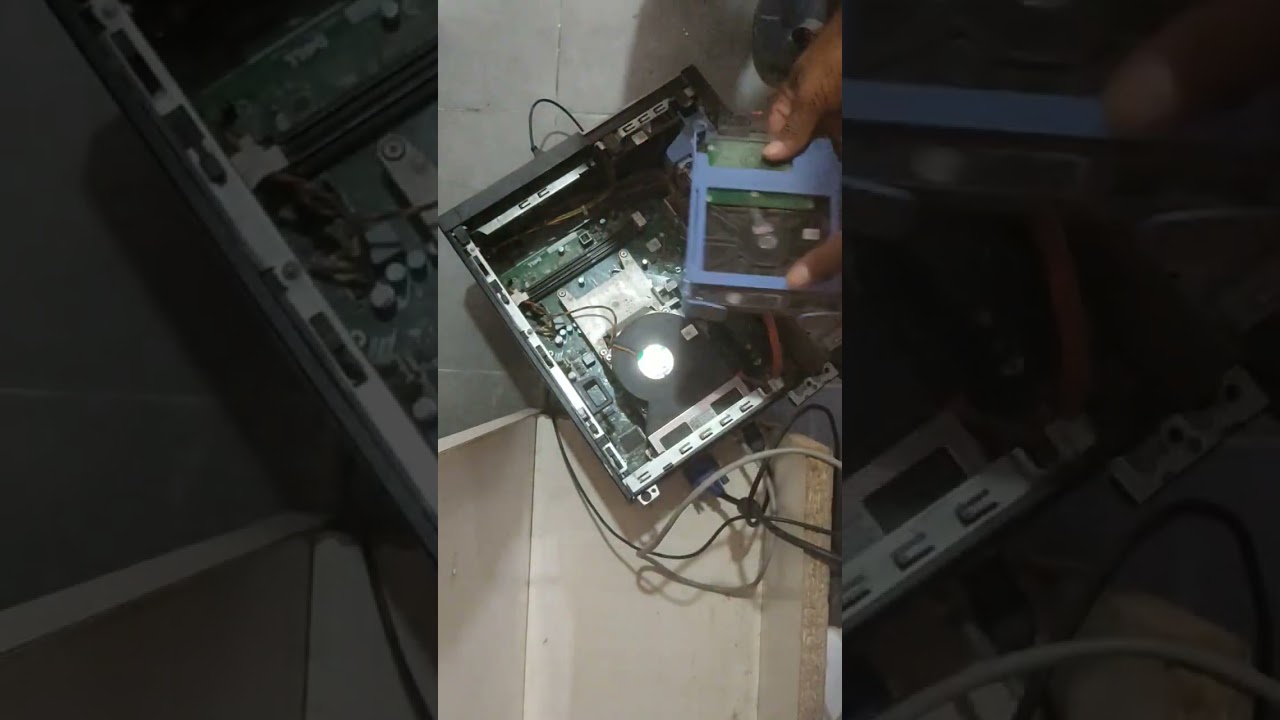 DELL CPU REMOVING RAM AND HARD DISK