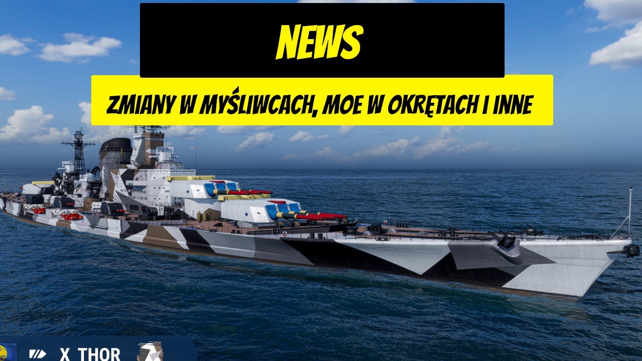 Zmiany w myśliwcach, MOE w okrętach i inne nowości w noworocznej aktualizacji | World of Warships