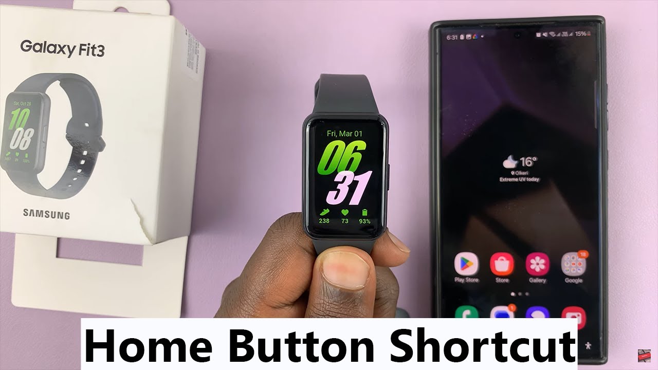 How To Create Home Button Shortcut On Samsung Galaxy Fit 3