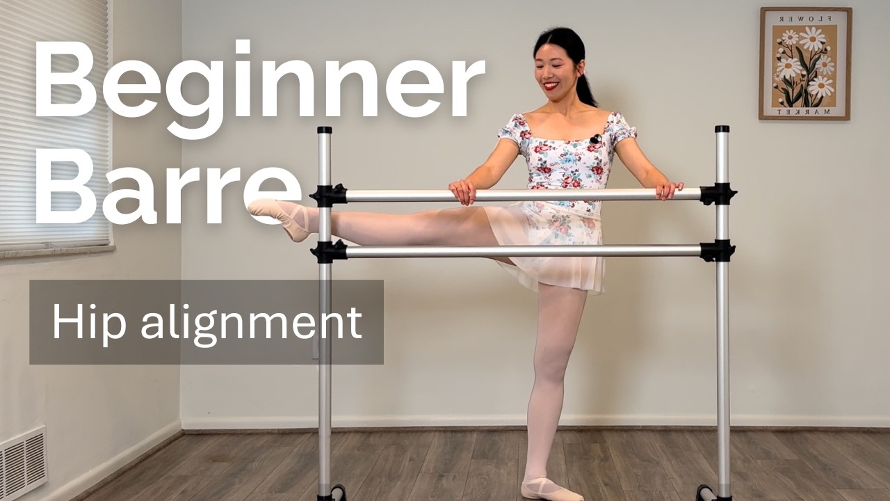 Beginner Ballet Barre Class || Hip Alignment + How to 