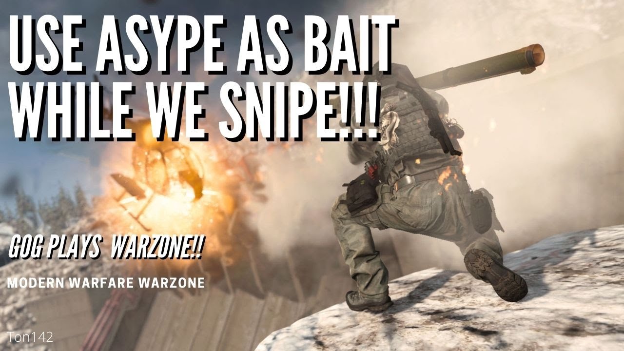 USE ASYPE AS BAIT WHILE WE SNIPE THEM!!! | Ton142 Warzone