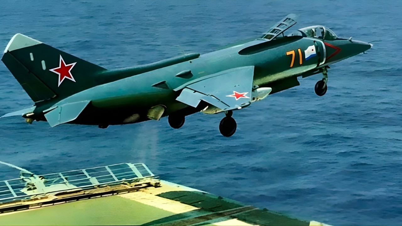 Russia's 3-ENGINE VERTICAL FIGHTER — The Yak-38's Desperate Solution