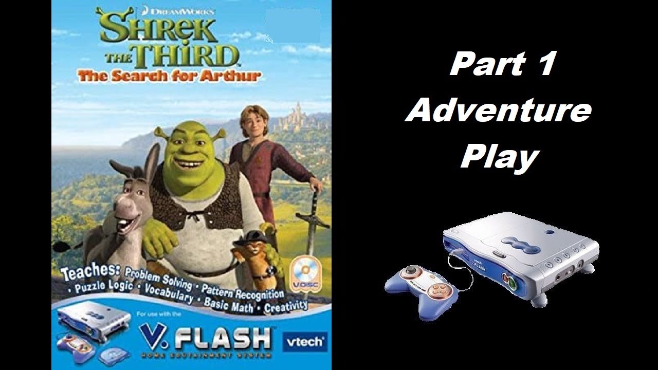 Shrek the Third: The Search for Arthur (V.Flash) (Playthrough) Part 1 - Adventure Play
