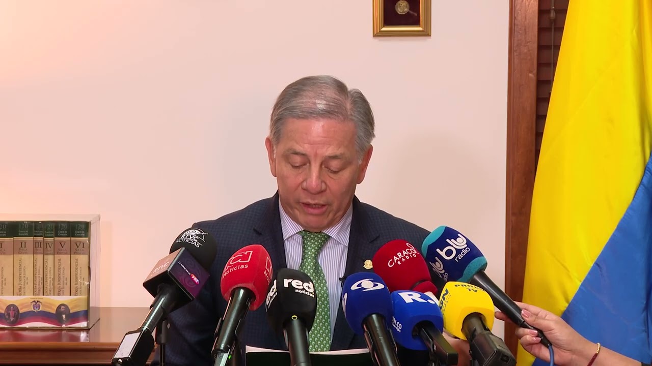 Declaraci&oacute;n sobre investigaci&oacute;n contra el Ministro del Interior Armando Benedetti.