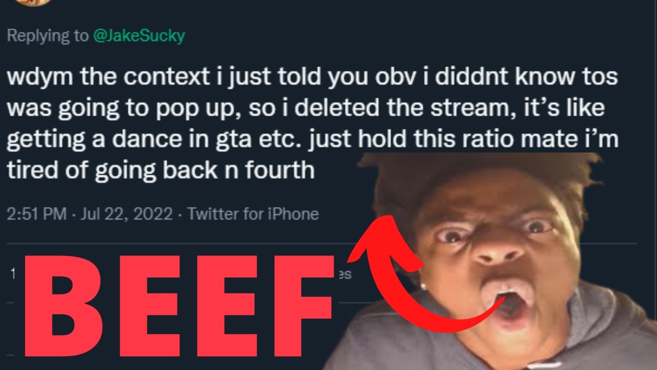 ISHOWSPEED AND JAKE LUCKY BEEFING