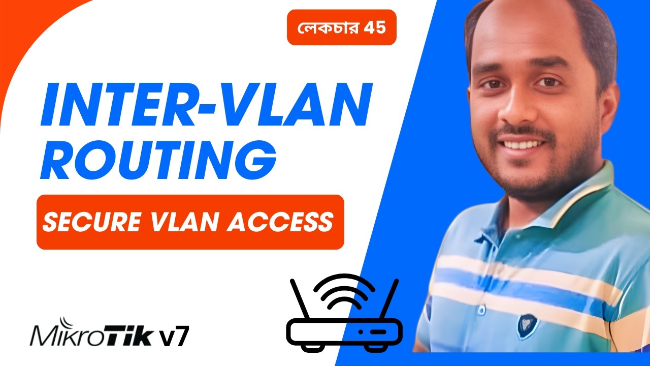 MikroTik Inter-VLAN Routing & Security | VLAN Communication, Access Control & Management VLAN