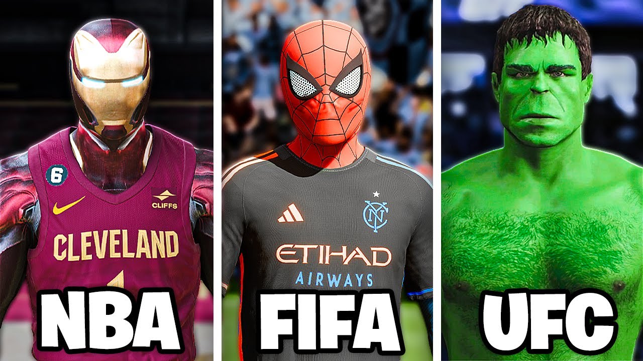 I Put A Superhero In Every Sport
