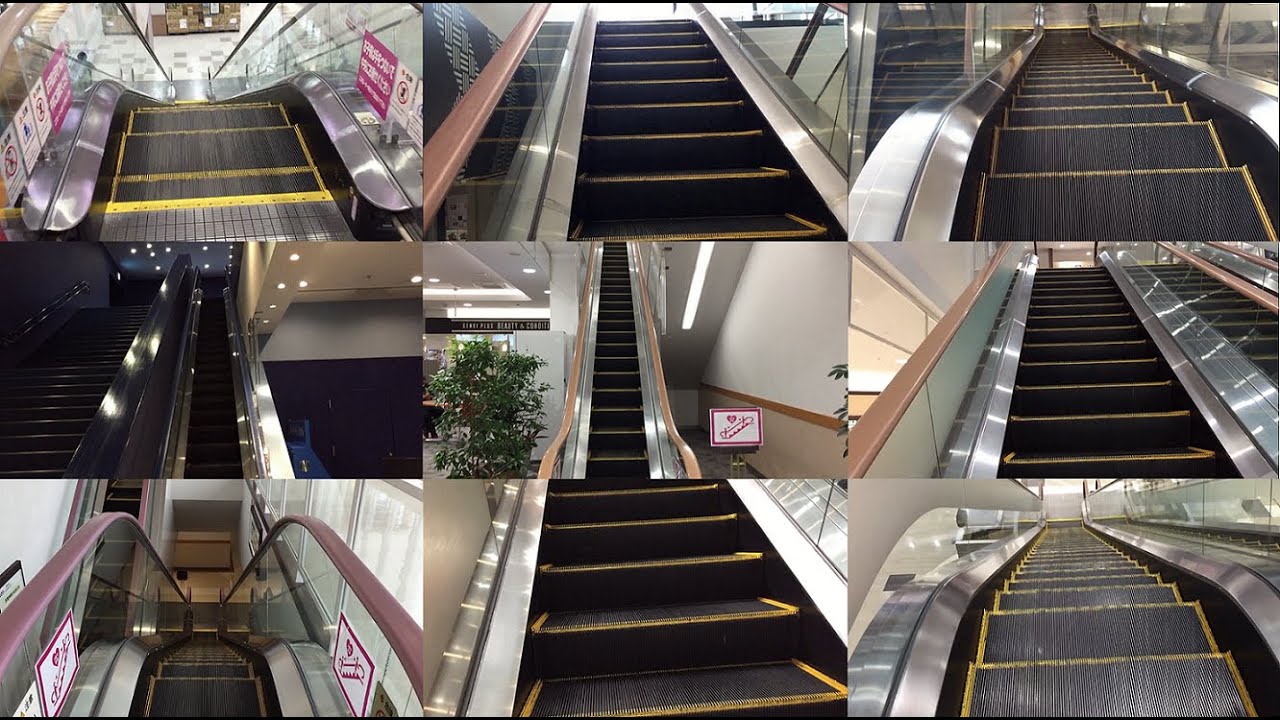 【三重県 鈴鹿市】イオンモール鈴鹿（ベルシティ）のエスカレーター全２５基に乗ってみた！ Escalator Aeon Mall Suzuka BELLCITY Mie Japan