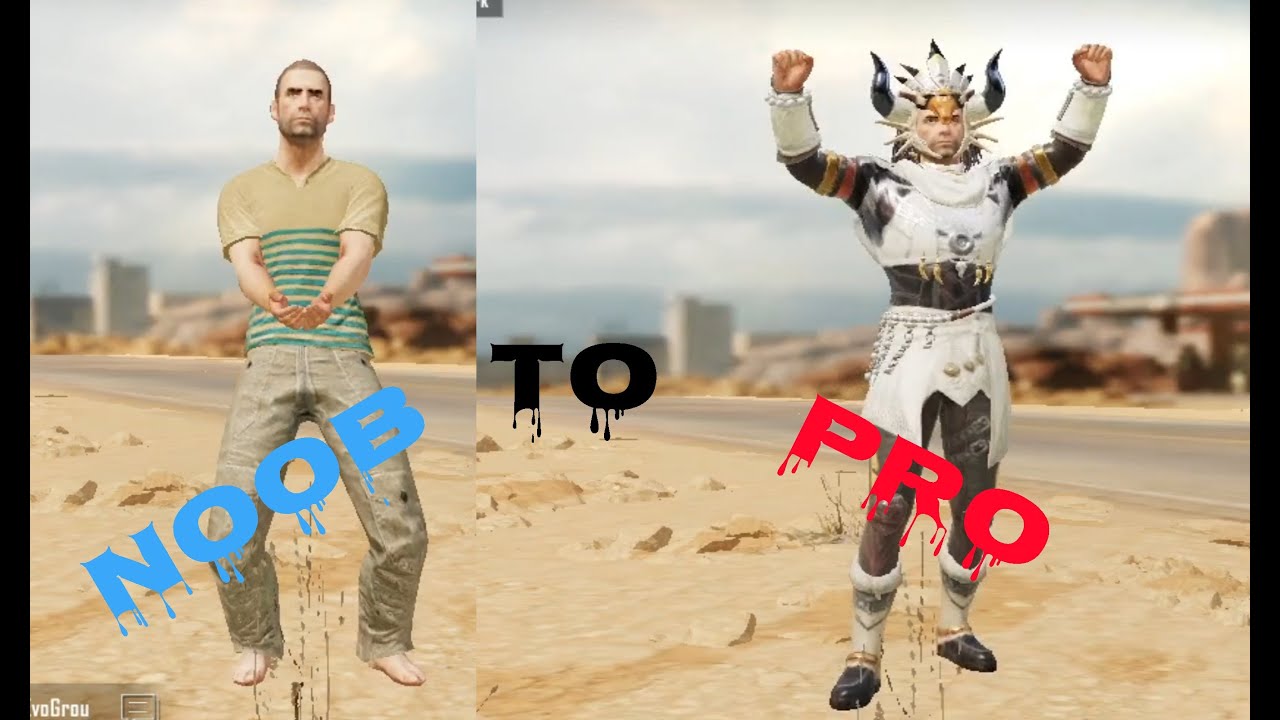 Noob To Pro Journey Pubg Mobile | Full Motivational Video | SANHER GAMING