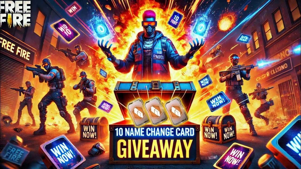 🔥 10 Name Change Card Giveaway in Free Fire &ndash; Don&rsquo;t Miss Out! 🆓