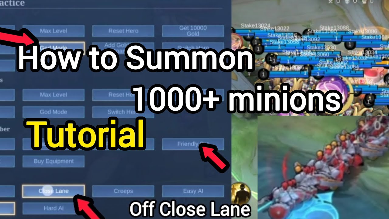 How to Make 1000+ minions step by step Tutorial#srt_gaming #mlbb #mobilelegends