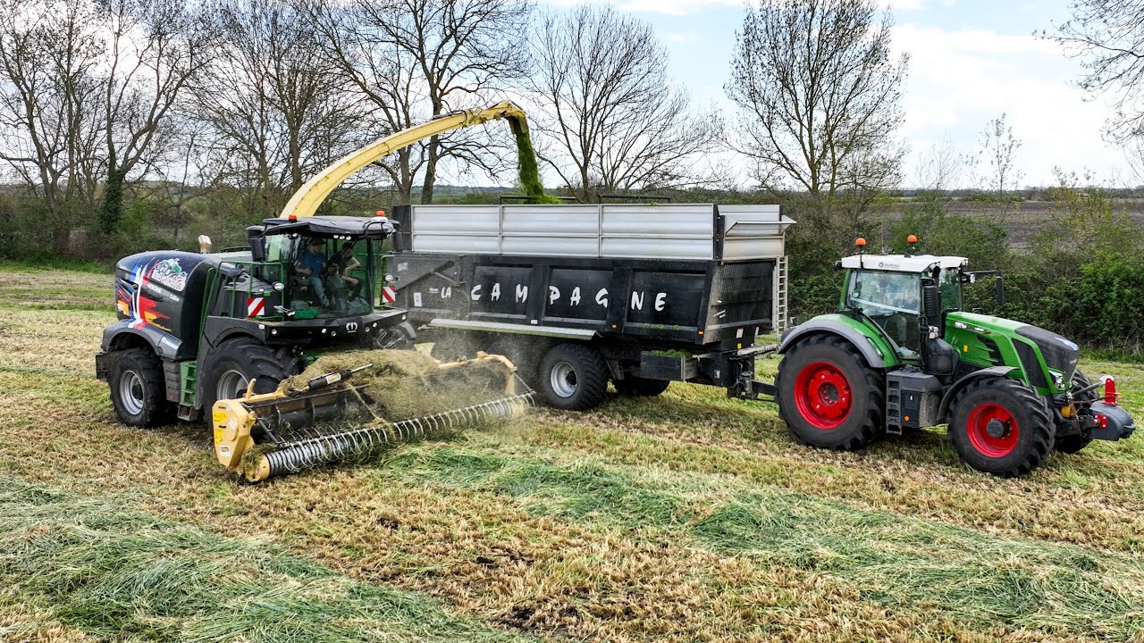 ENSILAGE XXL | 700HA |  KRONE BIG X 780 BLACK une journée avec l'ETA GRIMAULT