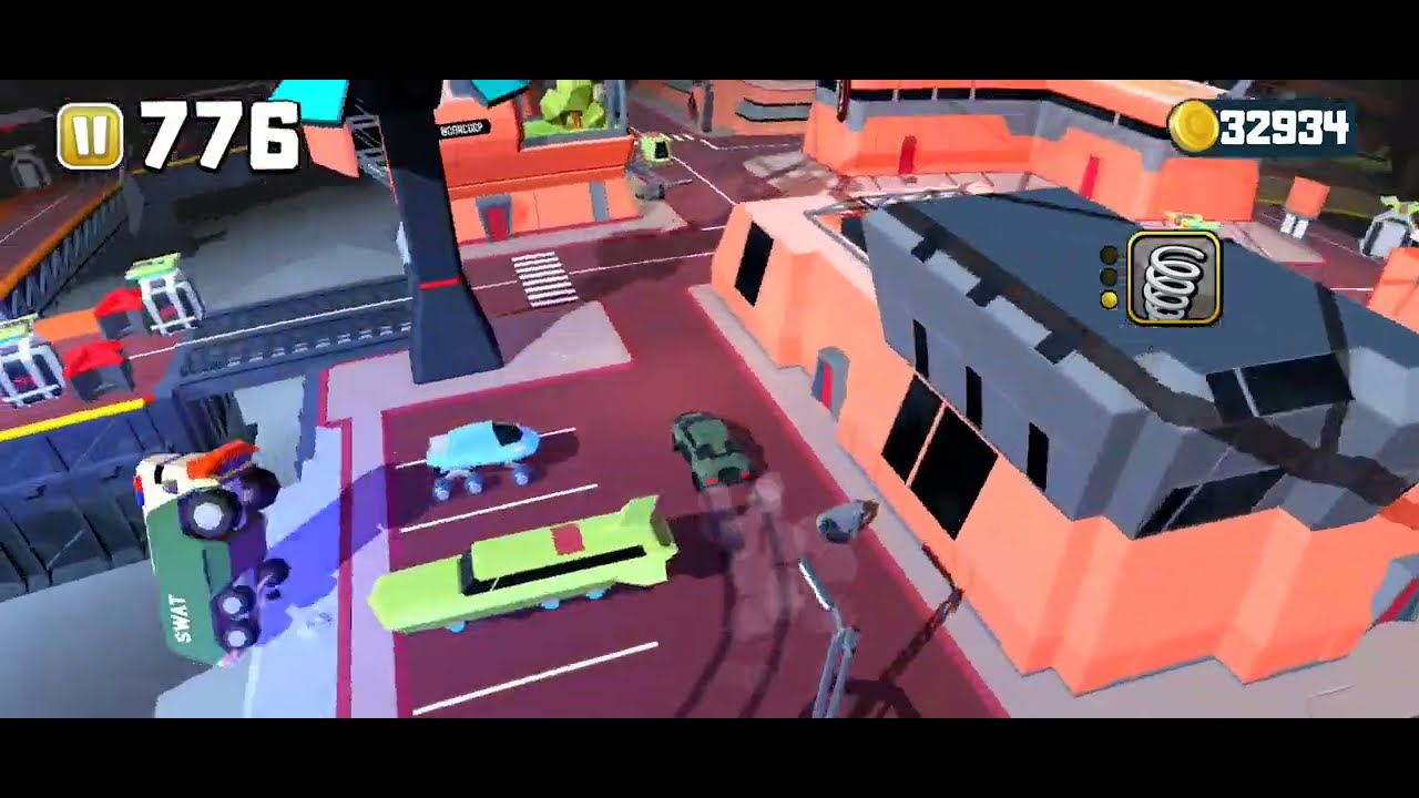 Reckless Getaway 2 - Armored Sportscar Gameplay + 2122 Score (Celestial Escape)