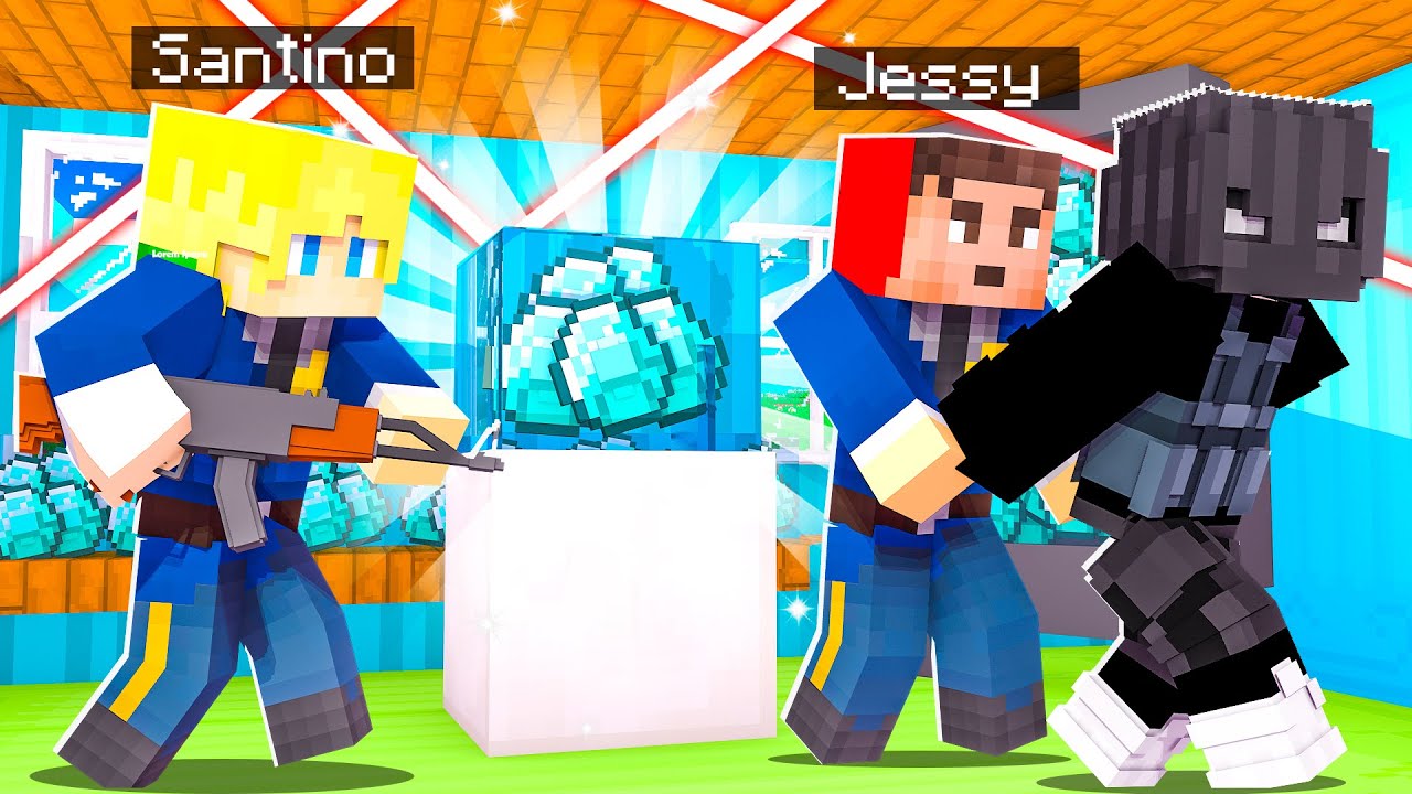 DIAMOND DIEF OPPAKKEN Als POLITIE In Minecraft! (Survival)