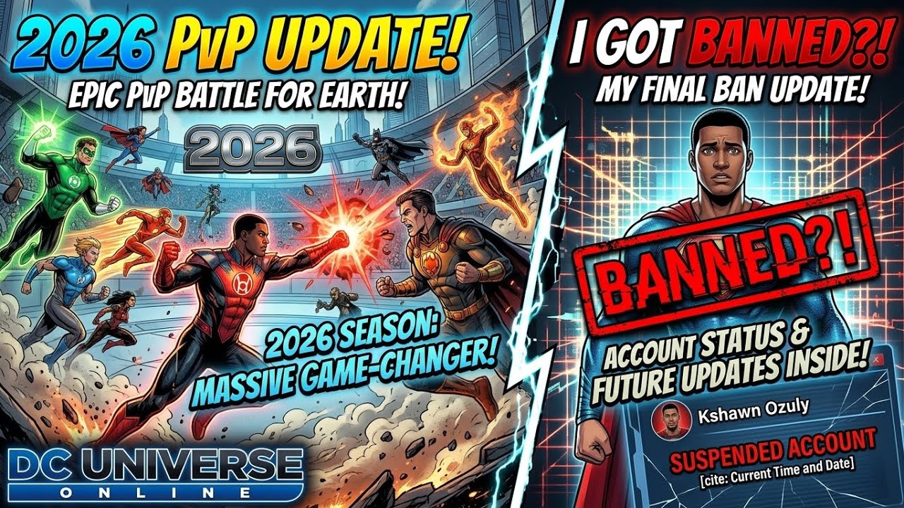 Обновление PvP в DC Universe Online в 2026 году..? Обновление системы блокировки и приостановлени...