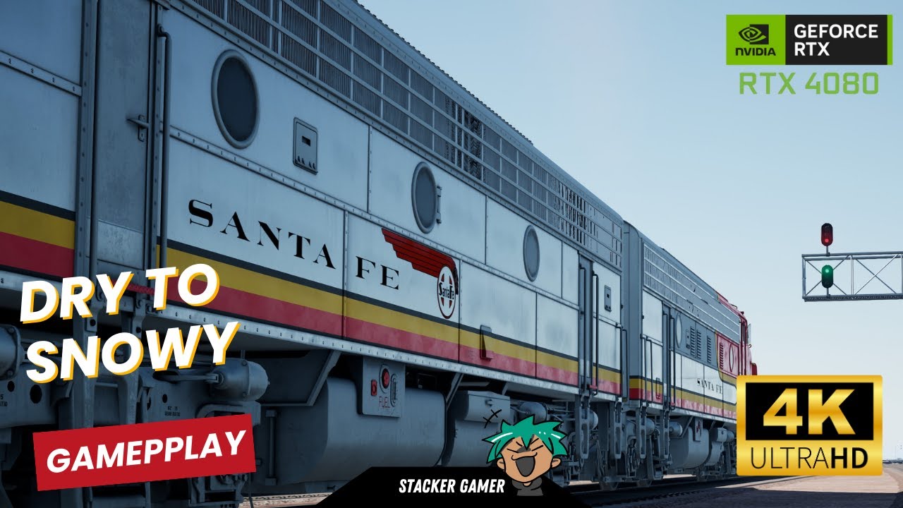TSW4 Santa Fe Gameplay |  Train Sim World 4k Gameplay No Commentary