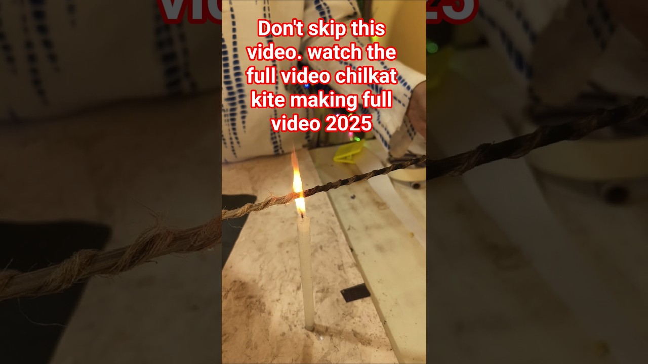 don't skip this video, chilkat kite making full video