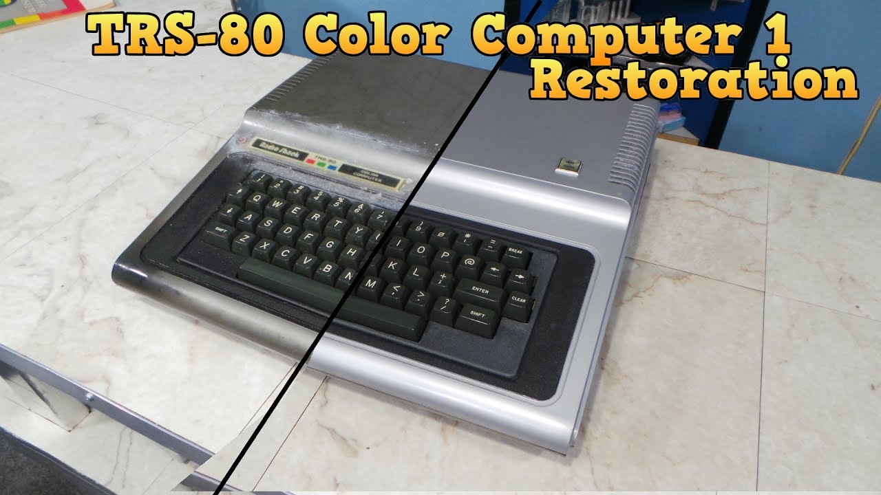 Реставрация компьютера TRS-80 Color Computer 1