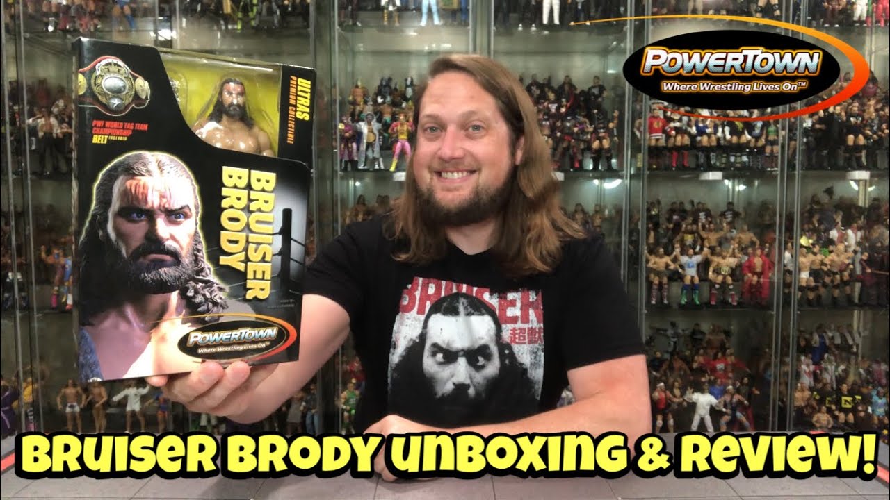 Bruiser Brody Powertown Ultras Series 1 Unboxing & Review!