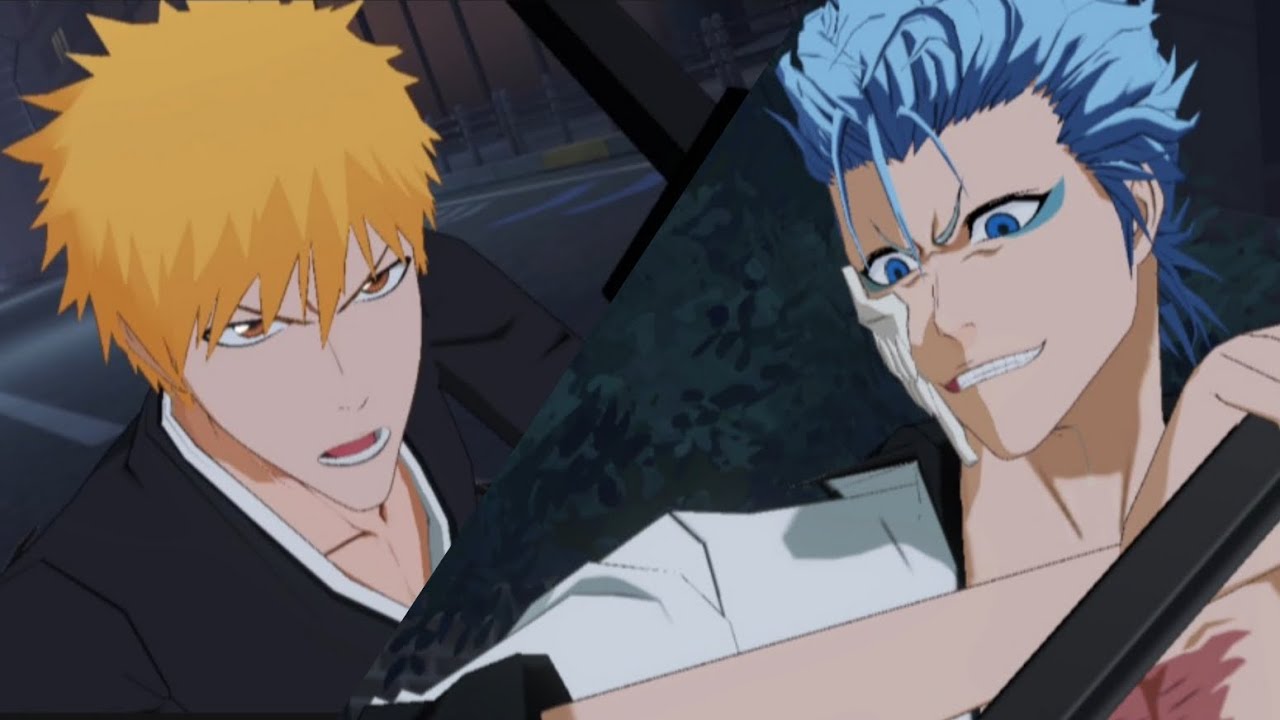 Ichigo vs Grimmjow – Hollow vs Espada Battle!  #bleachsoulresonance 