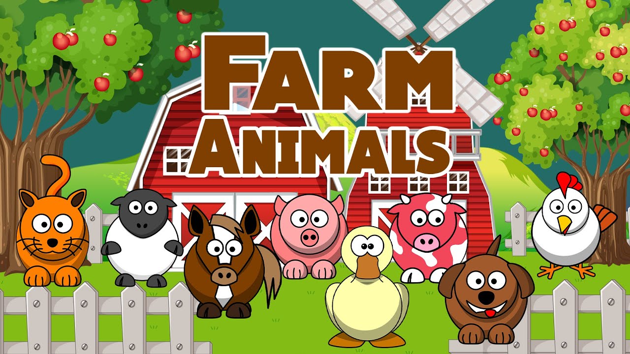 Funny Animal Sounds | Farm Animal Sounds for Toddlers | LittleKidsTV
