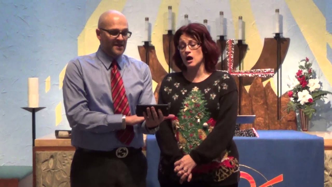 Victoria Schwartz & Michael Chachula singing 