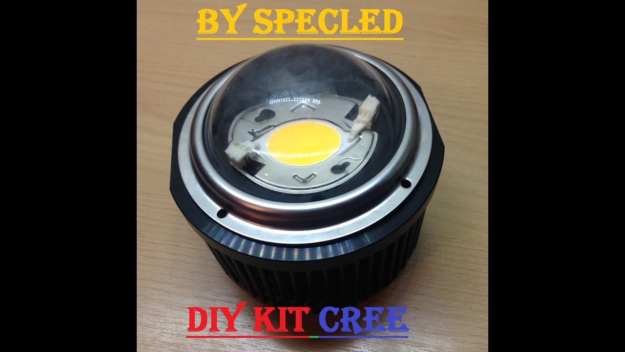 Test heat sink for COB Cree CXB 3590. DIY led grow light