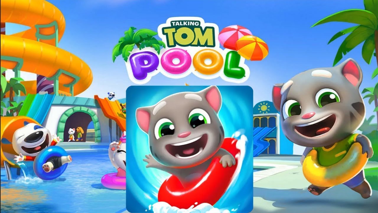 Talking Tom Pool by Outfit7 HD Gameplay Octo-Pool and Pirate Cove complete
