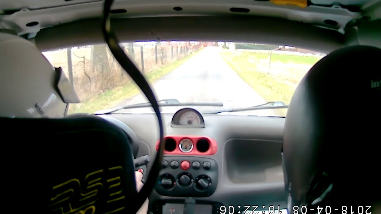 Rajd Gaszowice 1 runda RPA 2018 onboard OES 1 Skupień/Smusz