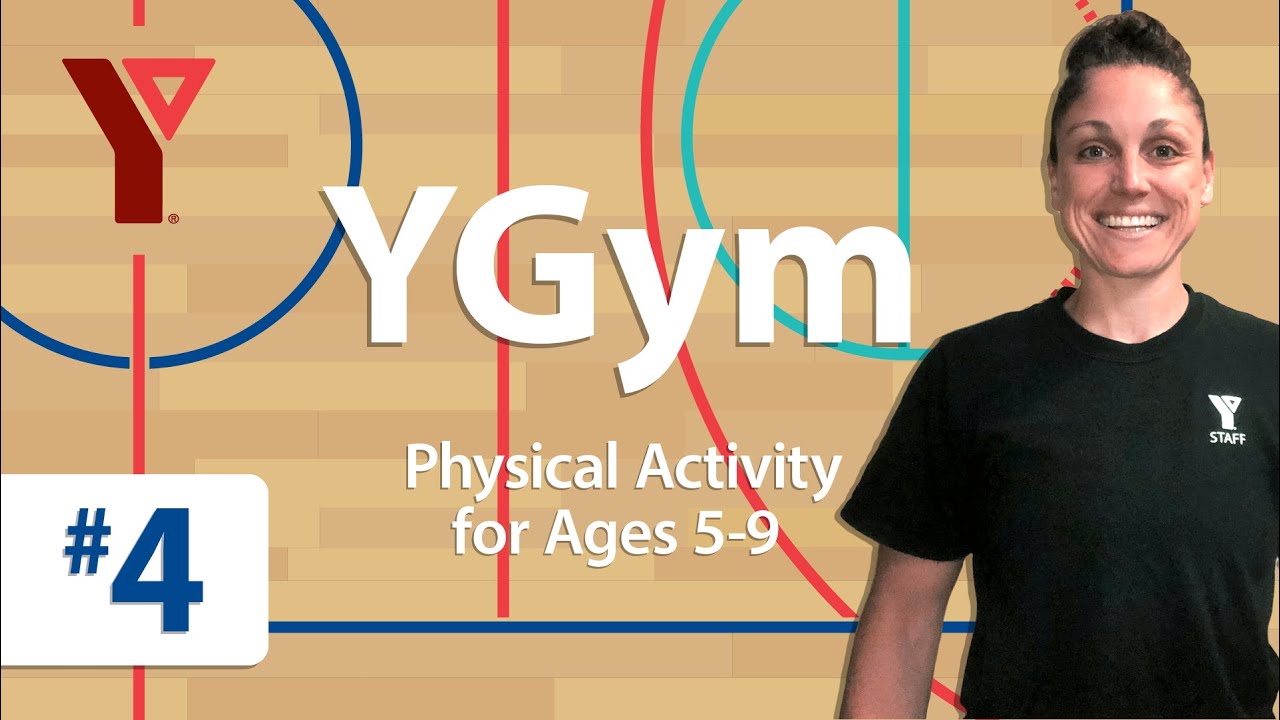 YGym #4: Change of direction, hopping, and jumping are featured.